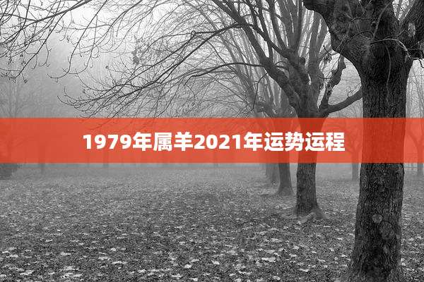 1979年属羊2021年运势运程