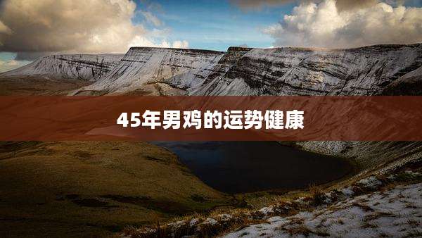45年男鸡的运势健康