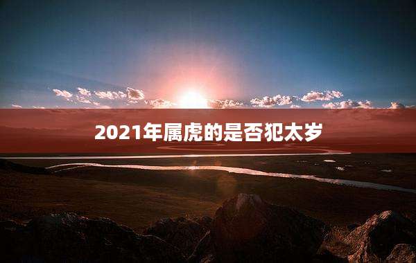 2021年属虎的是否犯太岁