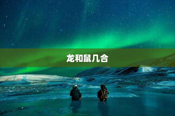 龙和鼠几合
