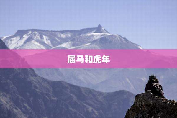 属马和虎年