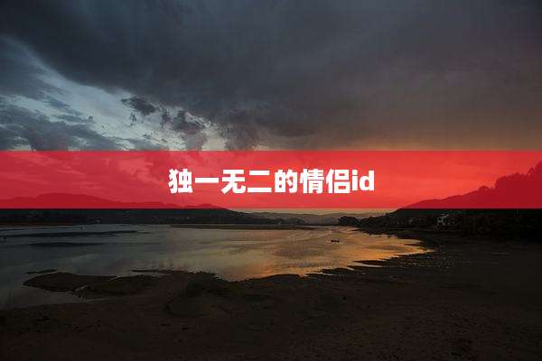 独一无二的情侣id