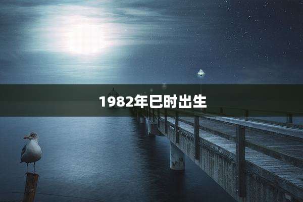 1982年巳时出生