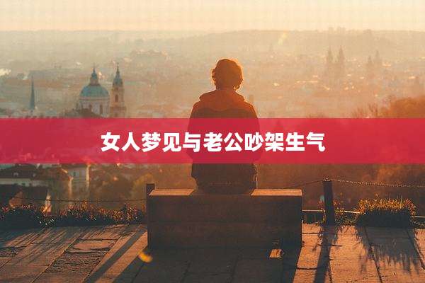 女人梦见与老公吵架生气