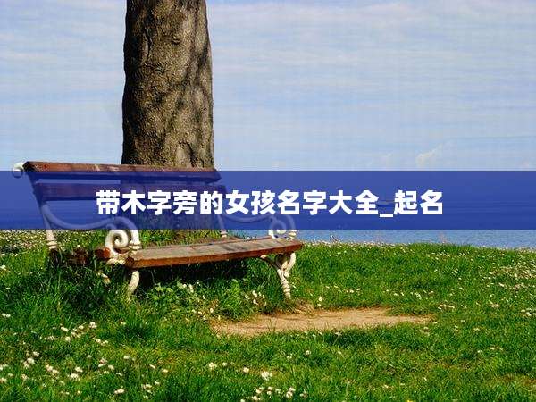 带木字旁的女孩名字大全_起名