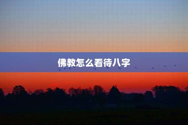 佛教怎么看待八字