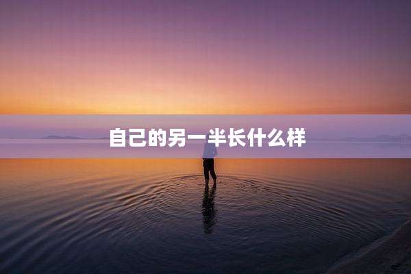 自己的另一半长什么样
