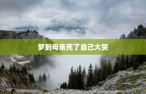 梦到母亲死了自己大哭