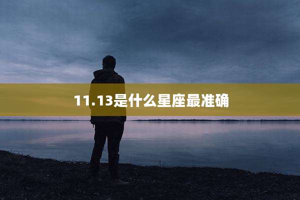 11.13是什么星座最准确