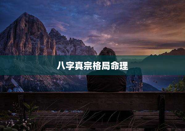 八字真宗格局命理