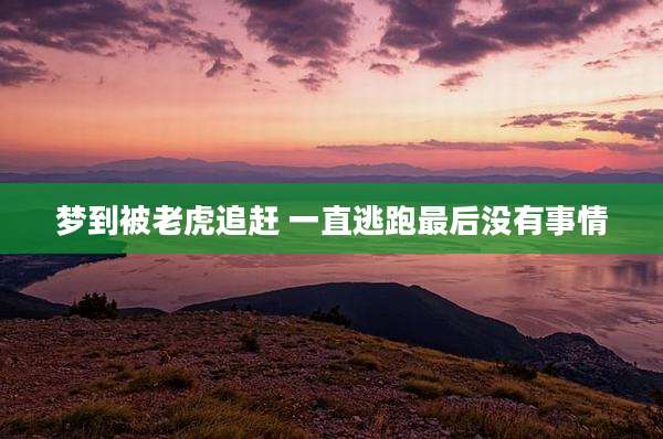 梦到被老虎追赶 一直逃跑最后没有事情