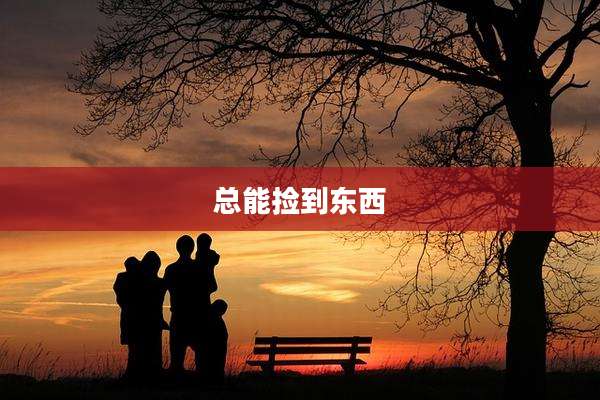 总能捡到东西