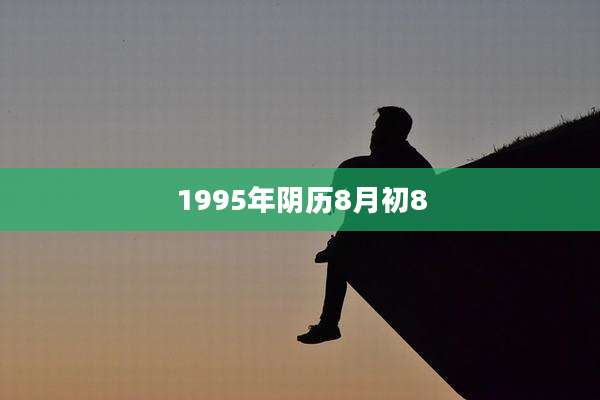 1995年阴历8月初8