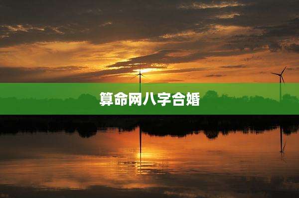 算命网八字合婚