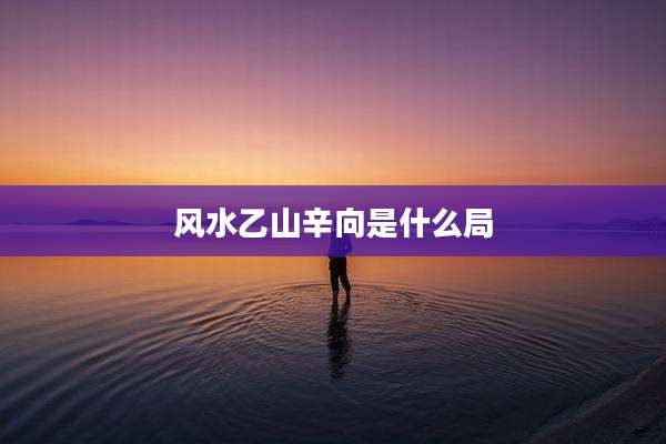 风水乙山辛向是什么局