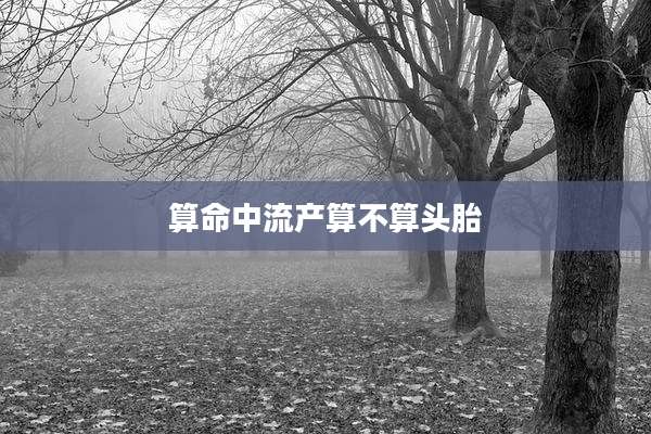 算命中流产算不算头胎