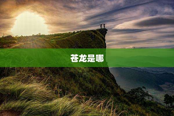 苍龙是哪