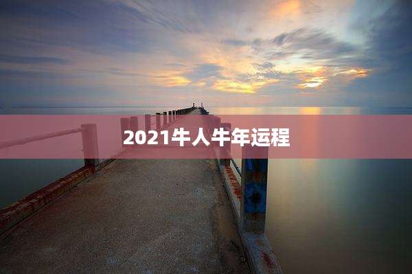 2021牛人牛年运程