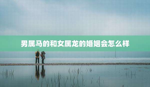 男属马的和女属龙的婚姻会怎么样