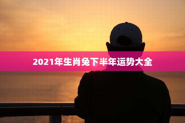2021年生肖兔下半年运势大全