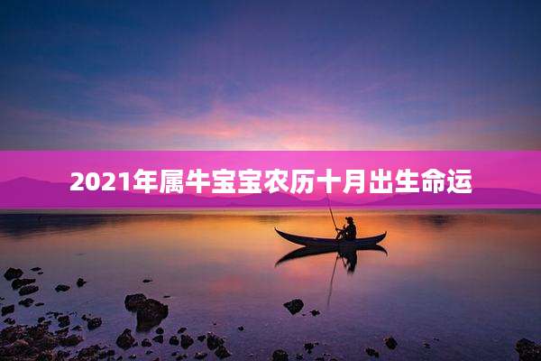 2021年属牛宝宝农历十月出生命运