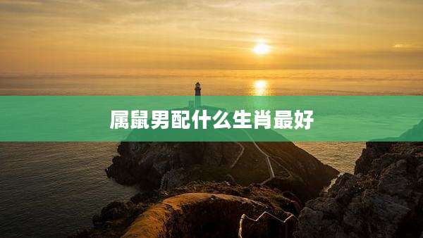 属鼠男配什么生肖最好