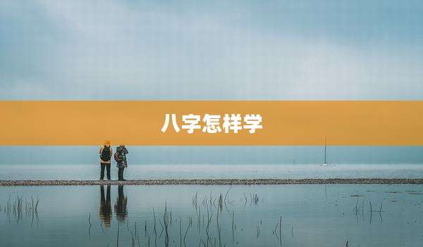 八字怎样学