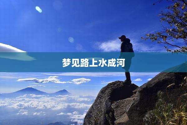 梦见路上水成河