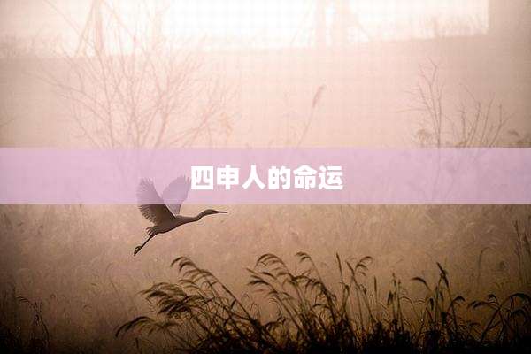四申人的命运