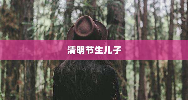 清明节生儿子