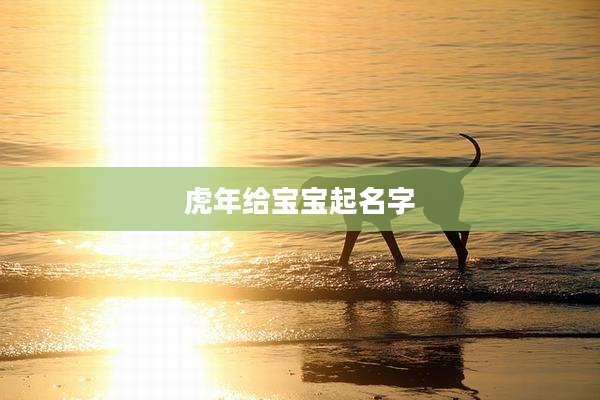 虎年给宝宝起名字