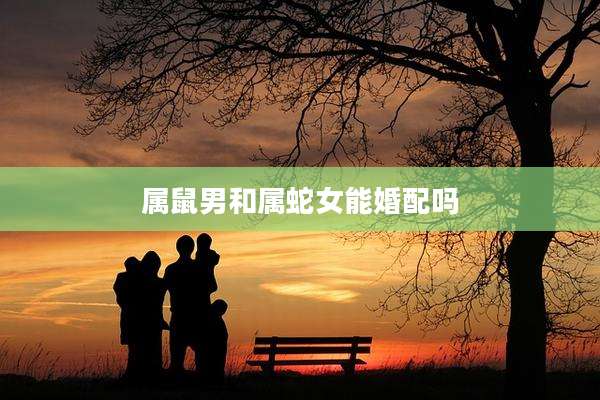 属鼠男和属蛇女能婚配吗