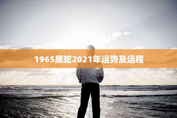 1965属蛇2021年运势及运程