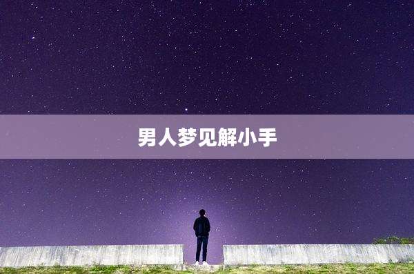 男人梦见解小手