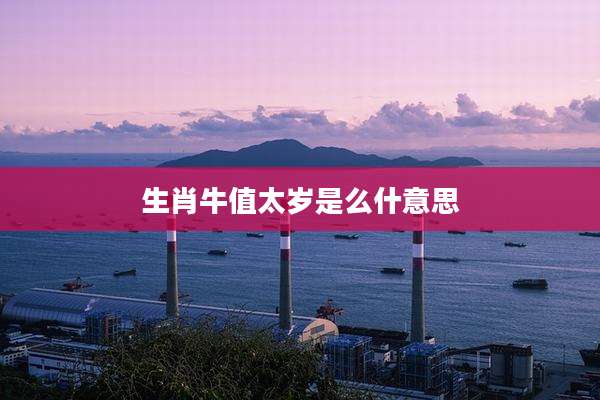 生肖牛值太岁是么什意思