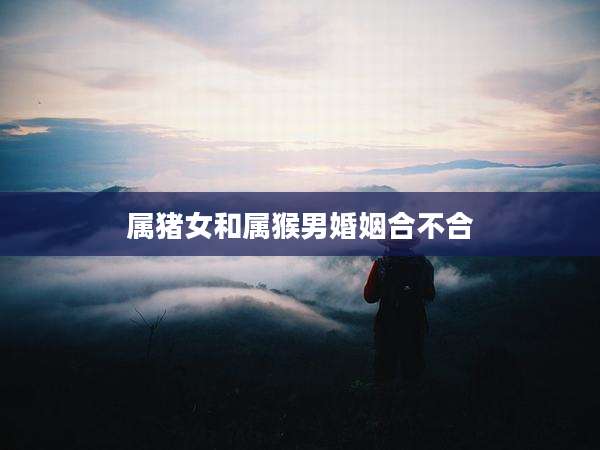 属猪女和属猴男婚姻合不合