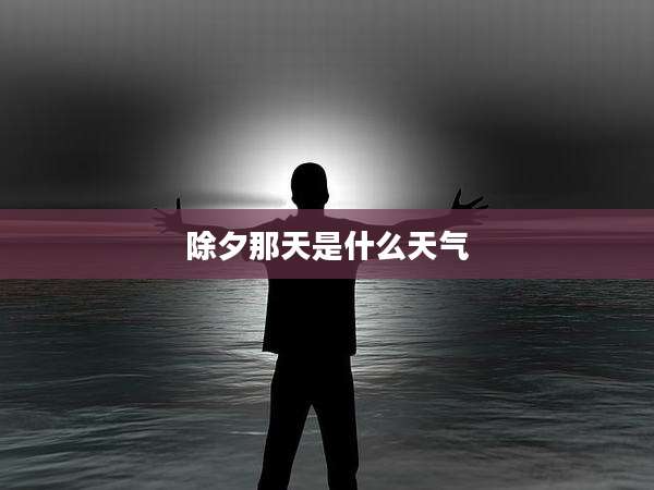 除夕那天是什么天气