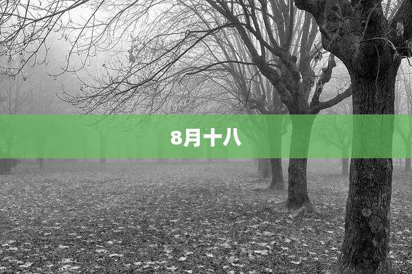 8月十八