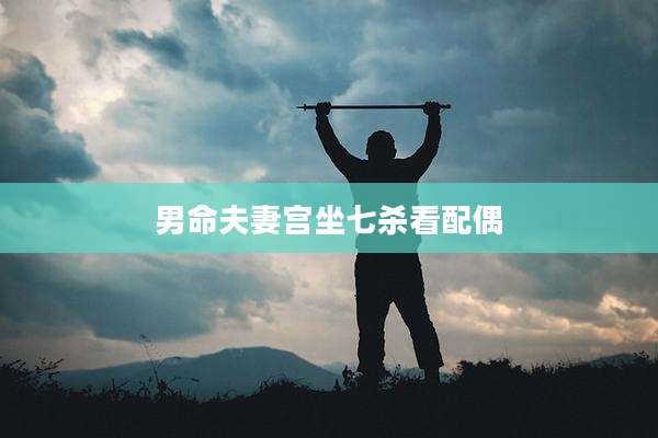 男命夫妻宫坐七杀看配偶
