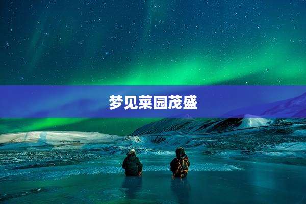 梦见菜园茂盛