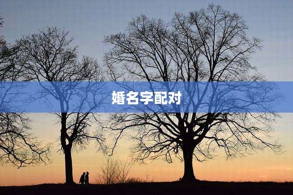 婚名字配对