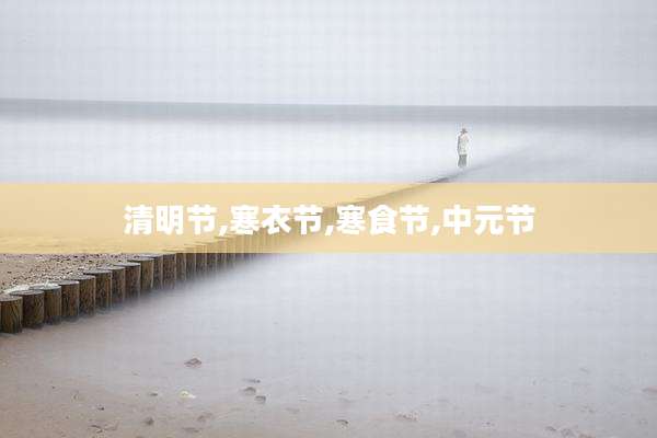 清明节,寒衣节,寒食节,中元节