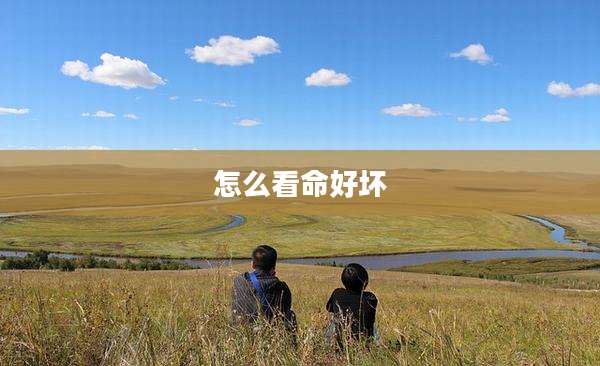 怎么看命好坏