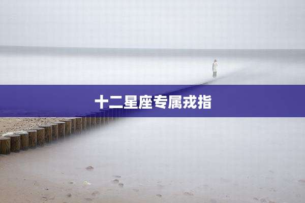 十二星座专属戎指