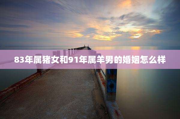83年属猪女和91年属羊男的婚姻怎么样