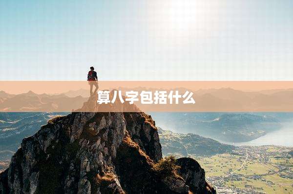 算八字包括什么