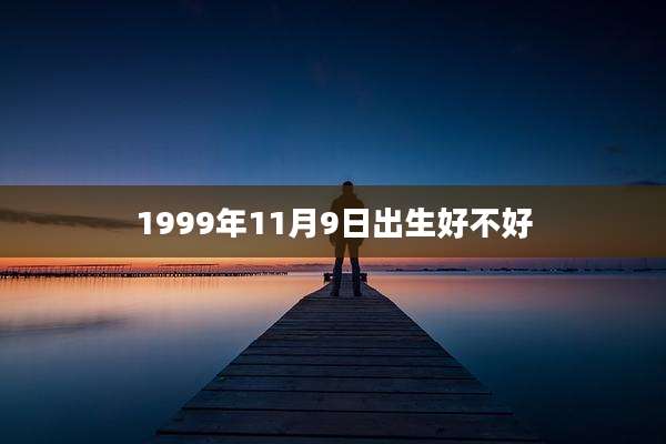 1999年11月9日出生好不好