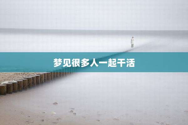 梦见很多人一起干活
