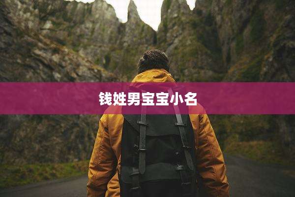 钱姓男宝宝小名