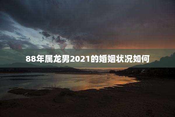 88年属龙男2021的婚姻状况如何